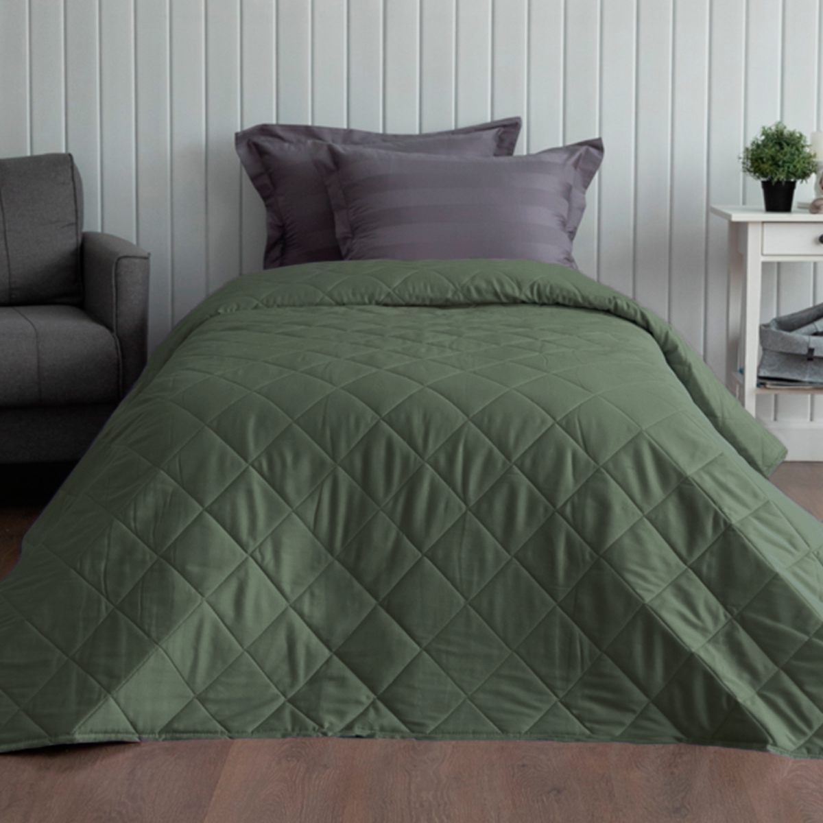 Покрывало хлопковое | ПОКРЫВАЛО ХЛОПКОВОЕ ОДНОТОННОЕ ЗЕЛЕНЫЙ