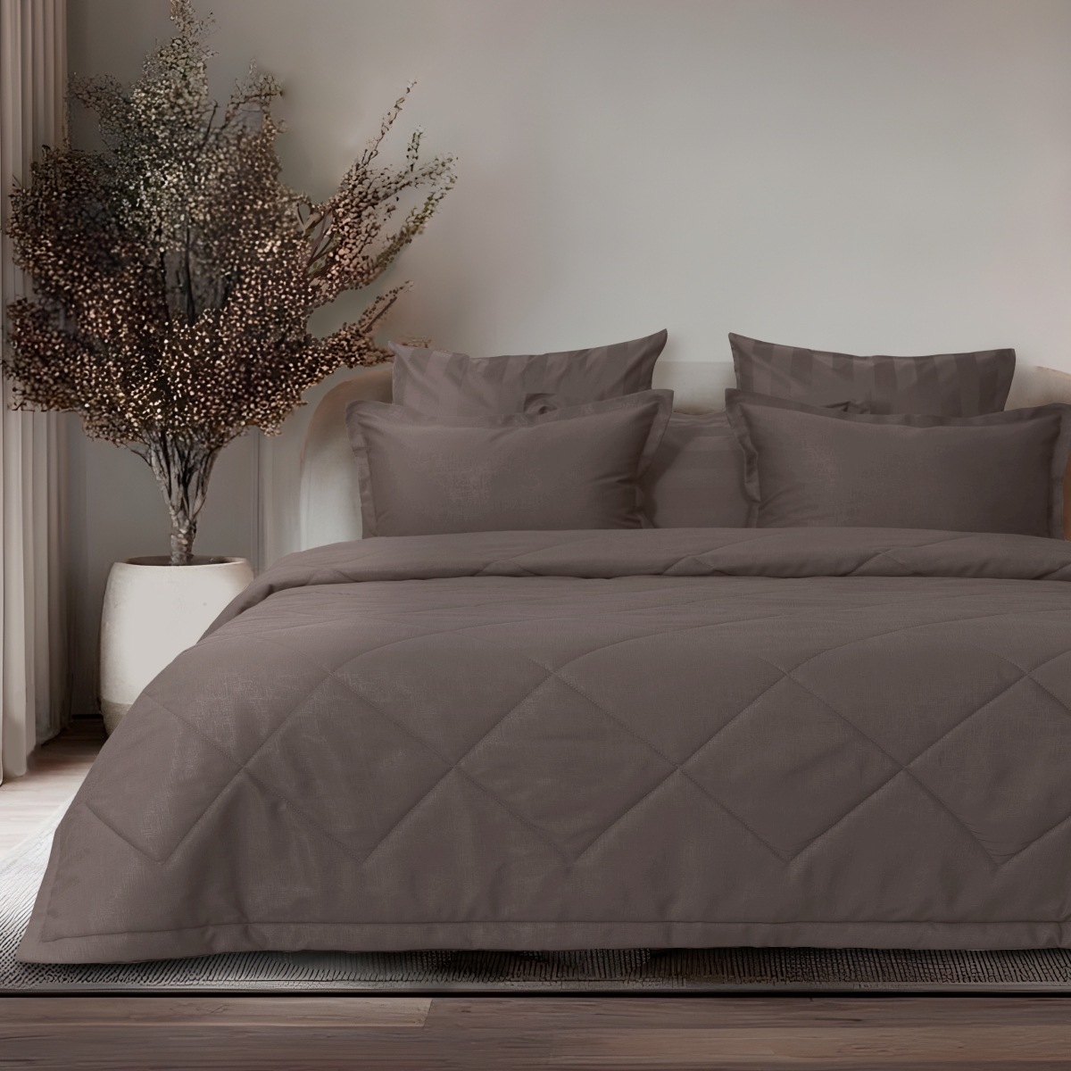 Покрывало | ПОКРЫВАЛО LORENZO ШОКОЛАД