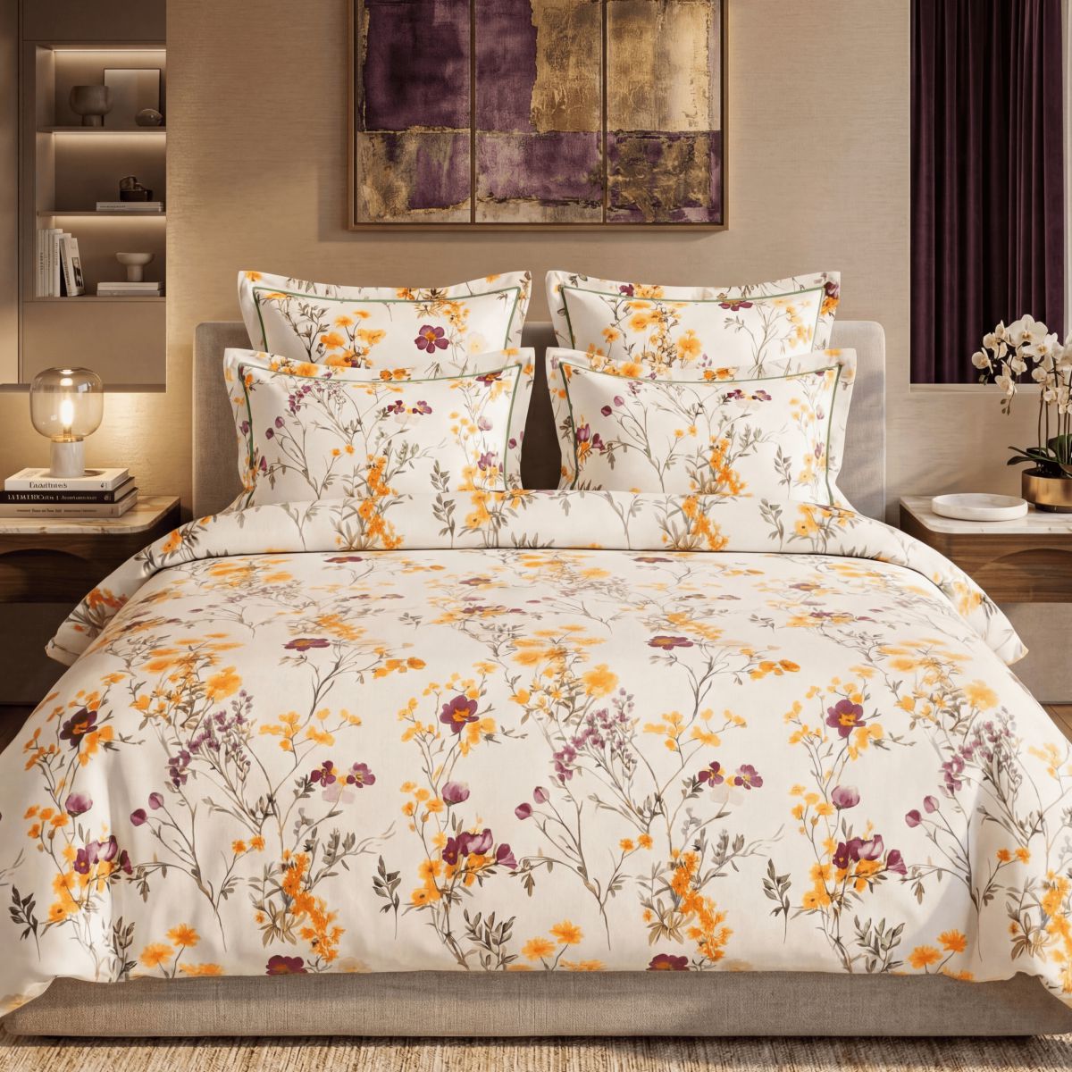 Постельное бельё Мако-сатин | ПОСТЕЛЬНОЕ БЕЛЬЁ МАКО-САТИН ШЕПОТ ЛУГА