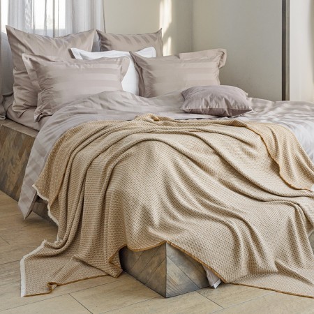 HYGGE ПЛЕД ГОРЧИЧНЫЙ